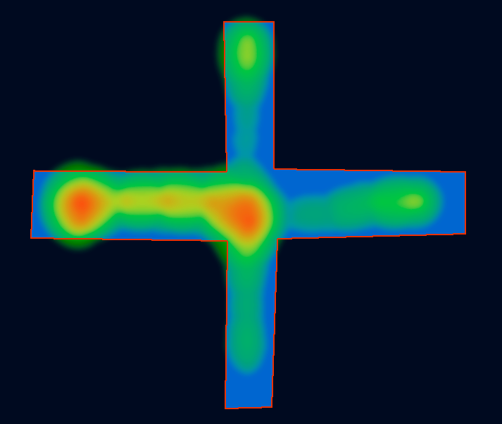 Screenshot of the Minotaur software: infrared picture of a rodent